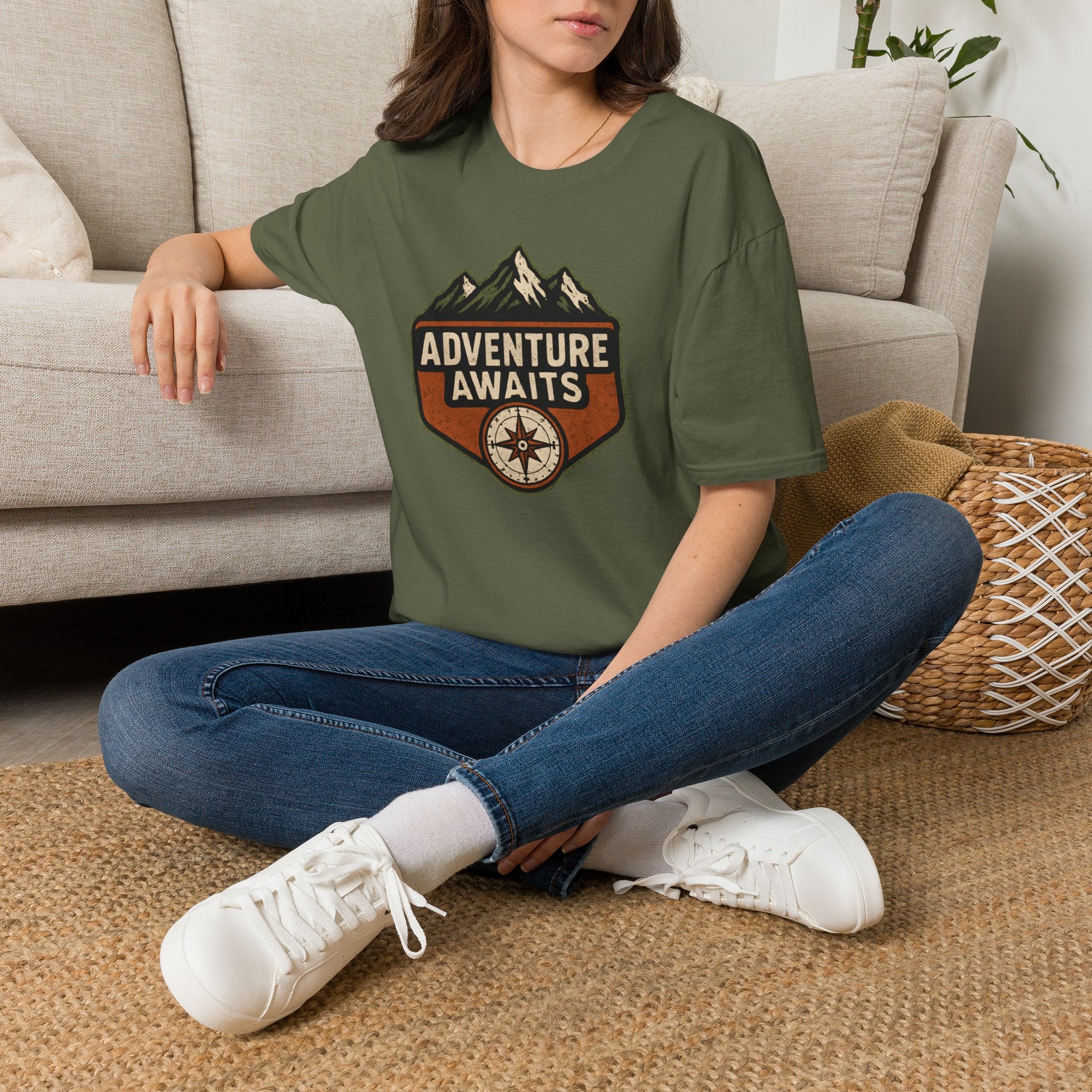 Adventure Awaits Patch T-Shirt