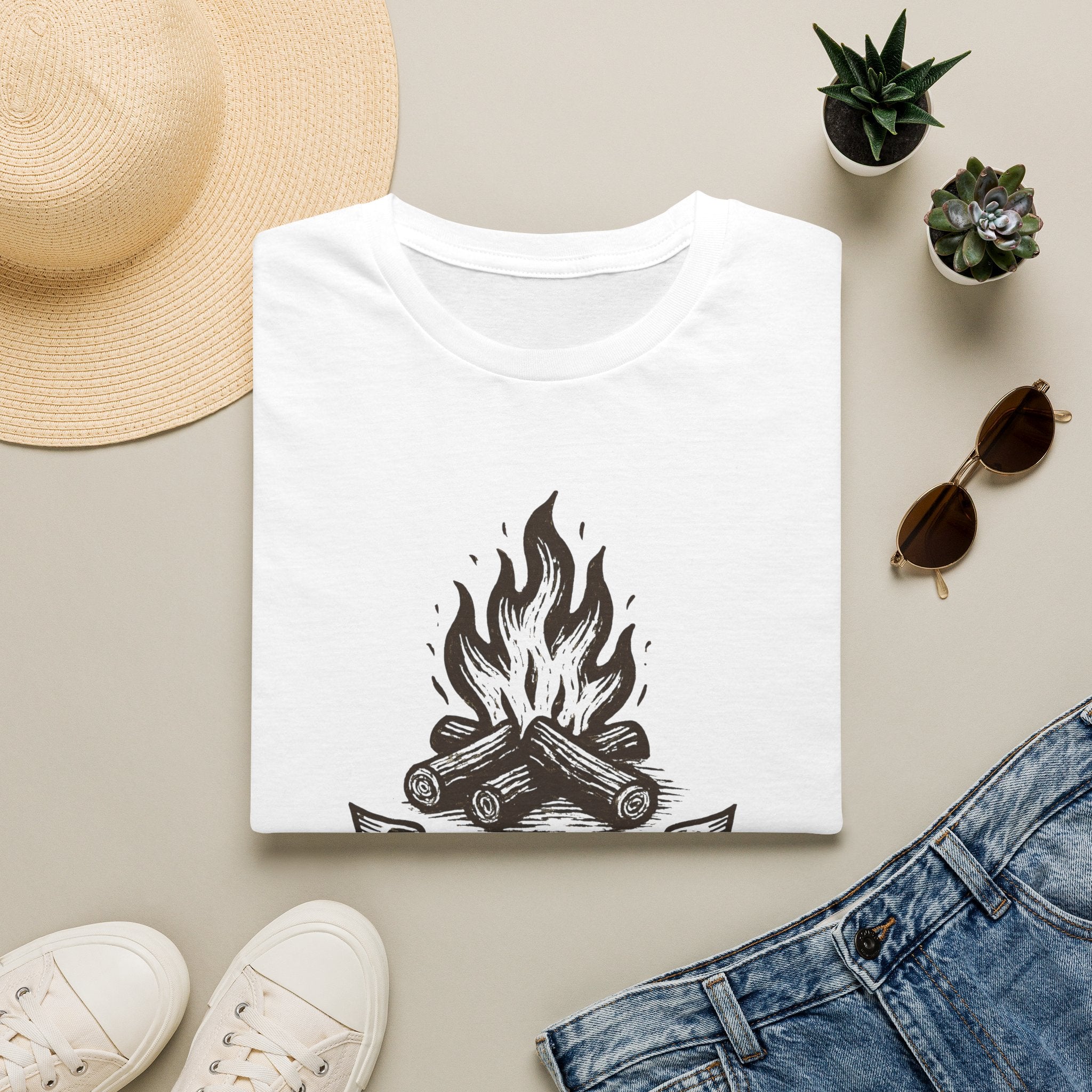 Campfire Home Banner T-Shirt