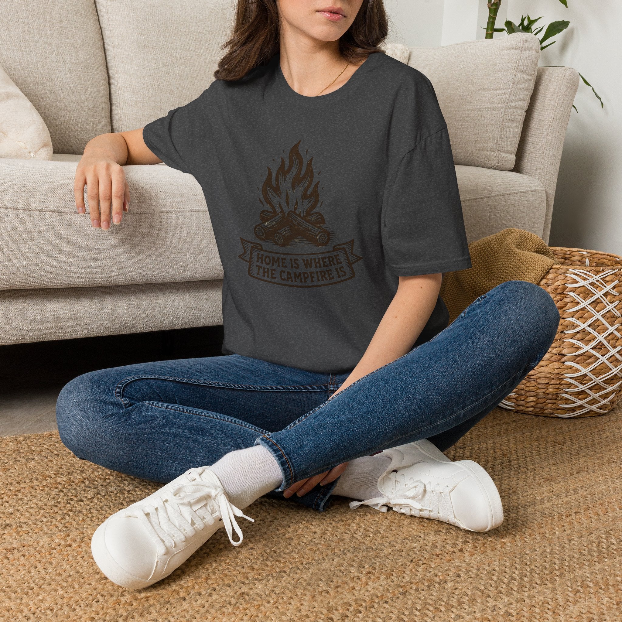 Campfire Home Banner T-Shirt