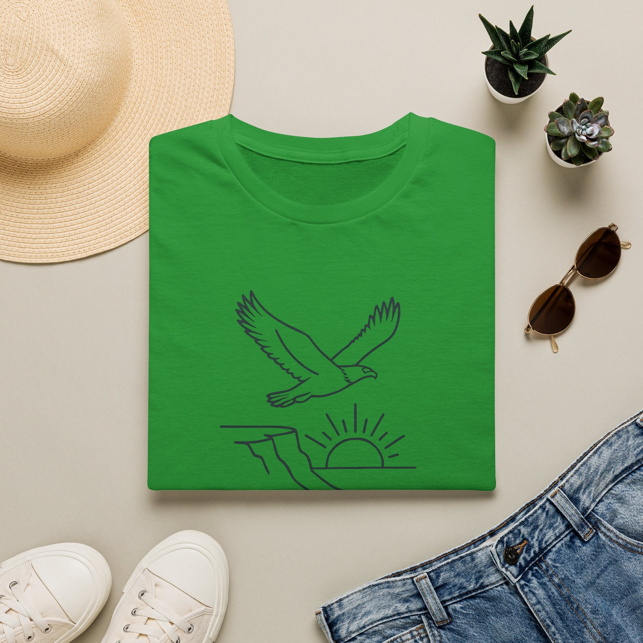 Eagle Over Sunrise T-Shirt