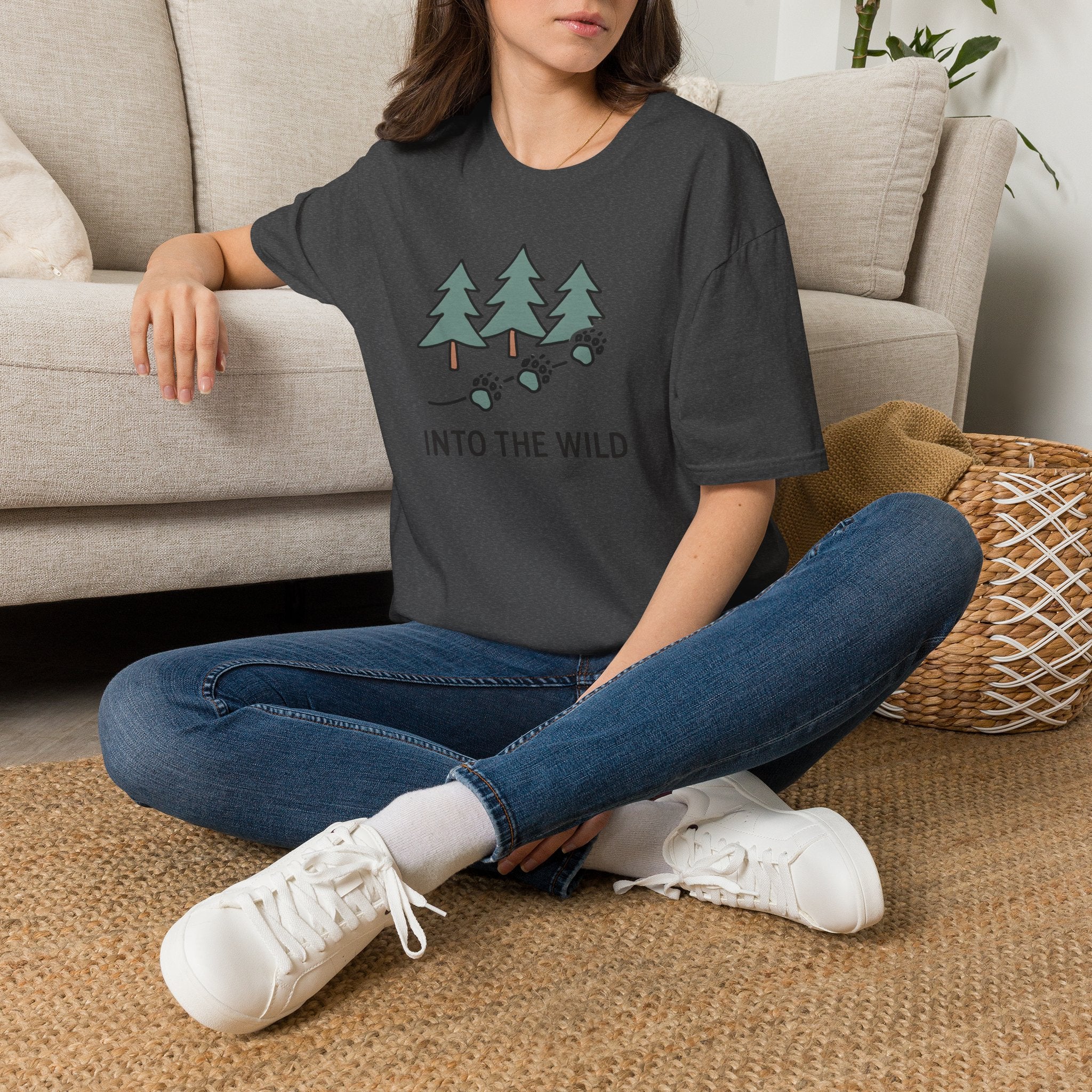Pine Forest Footprints T-Shirt