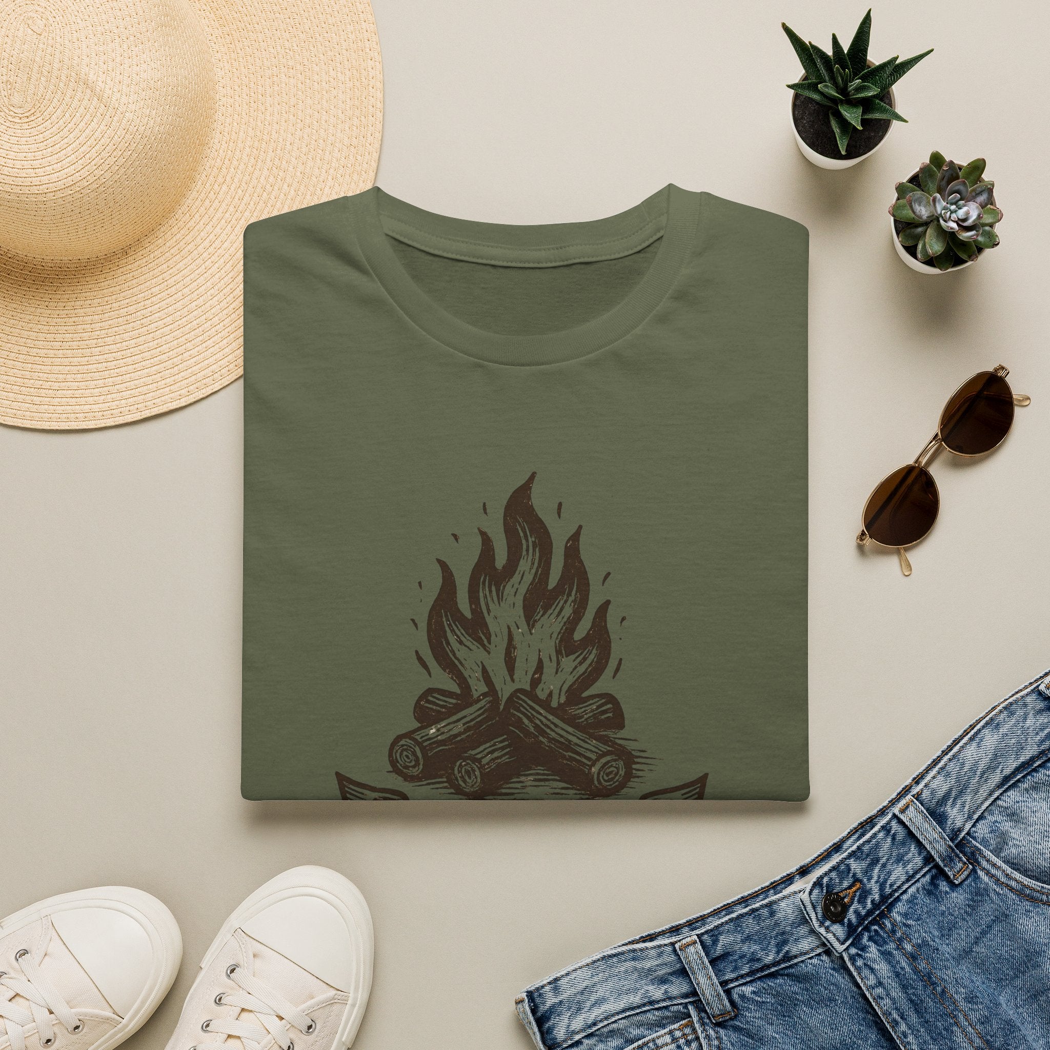 Campfire Home Banner T-Shirt