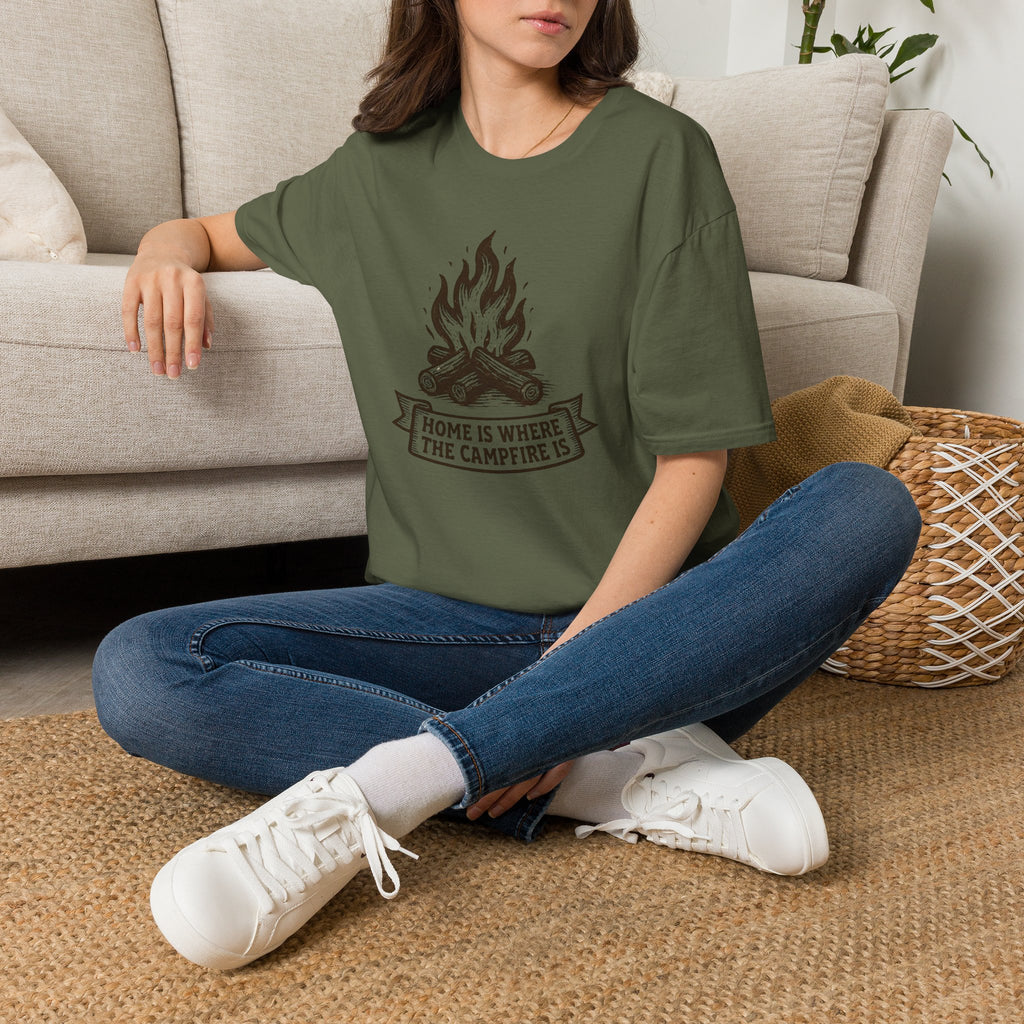 Campfire Home Banner T-Shirt