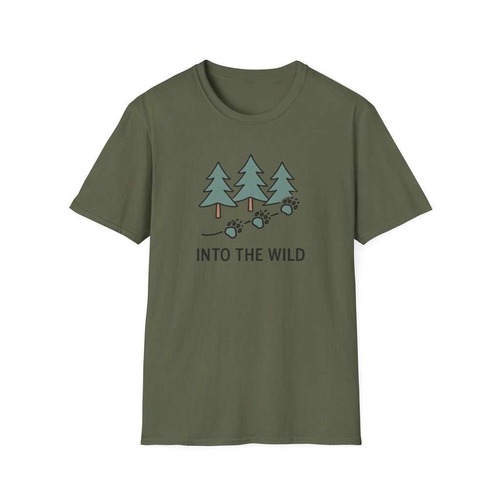 Pine Forest Footprints T-Shirt