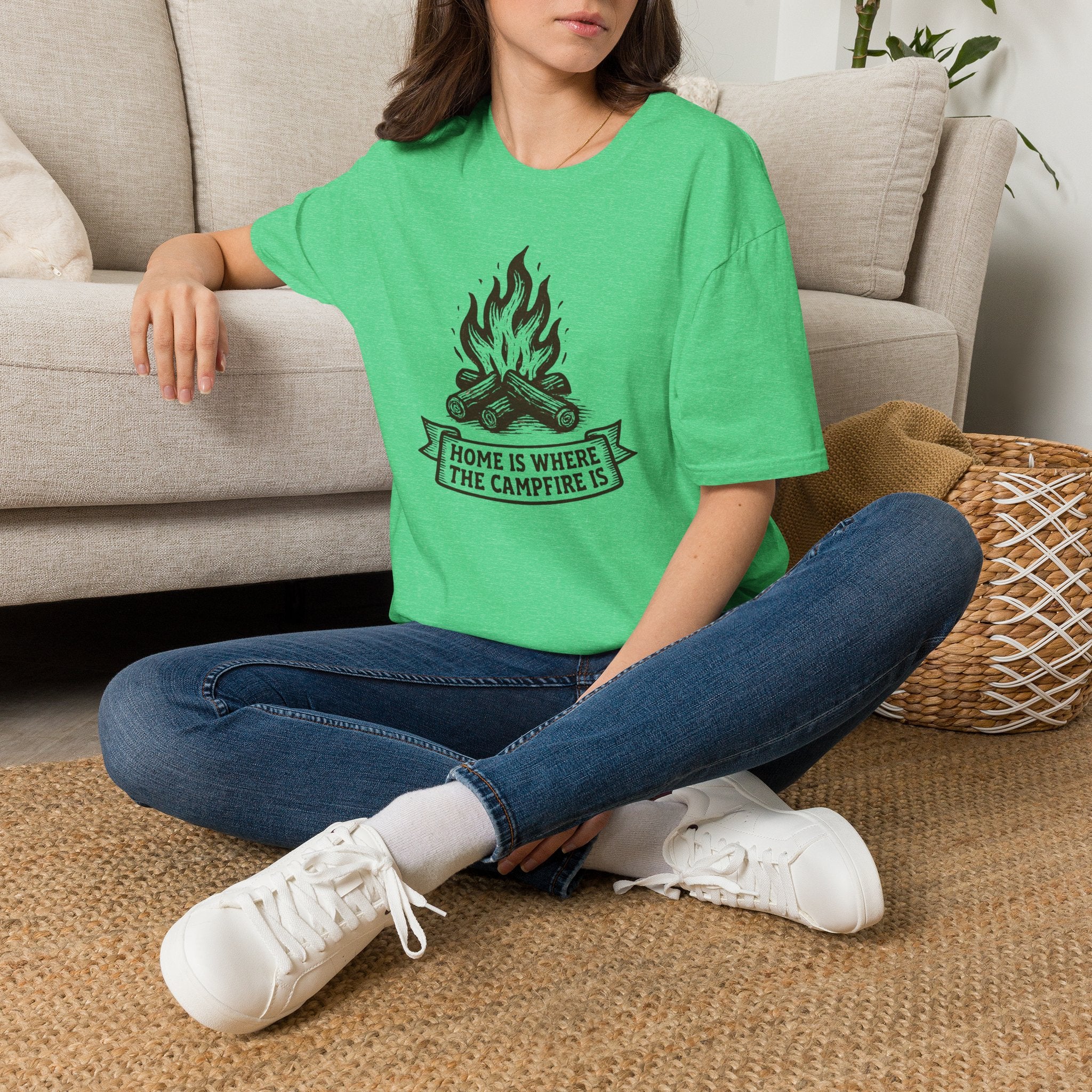 Campfire Home Banner T-Shirt