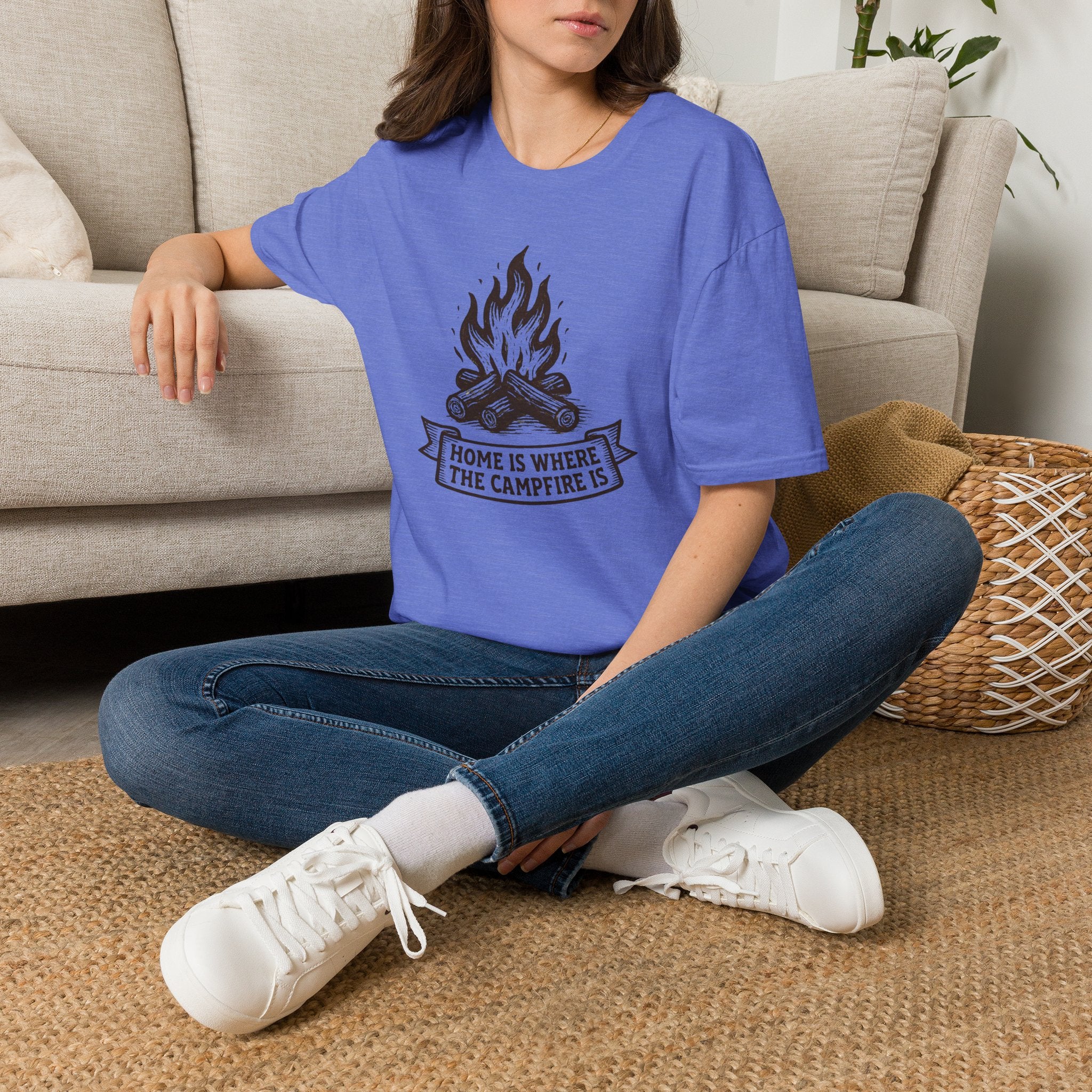 Campfire Home Banner T-Shirt