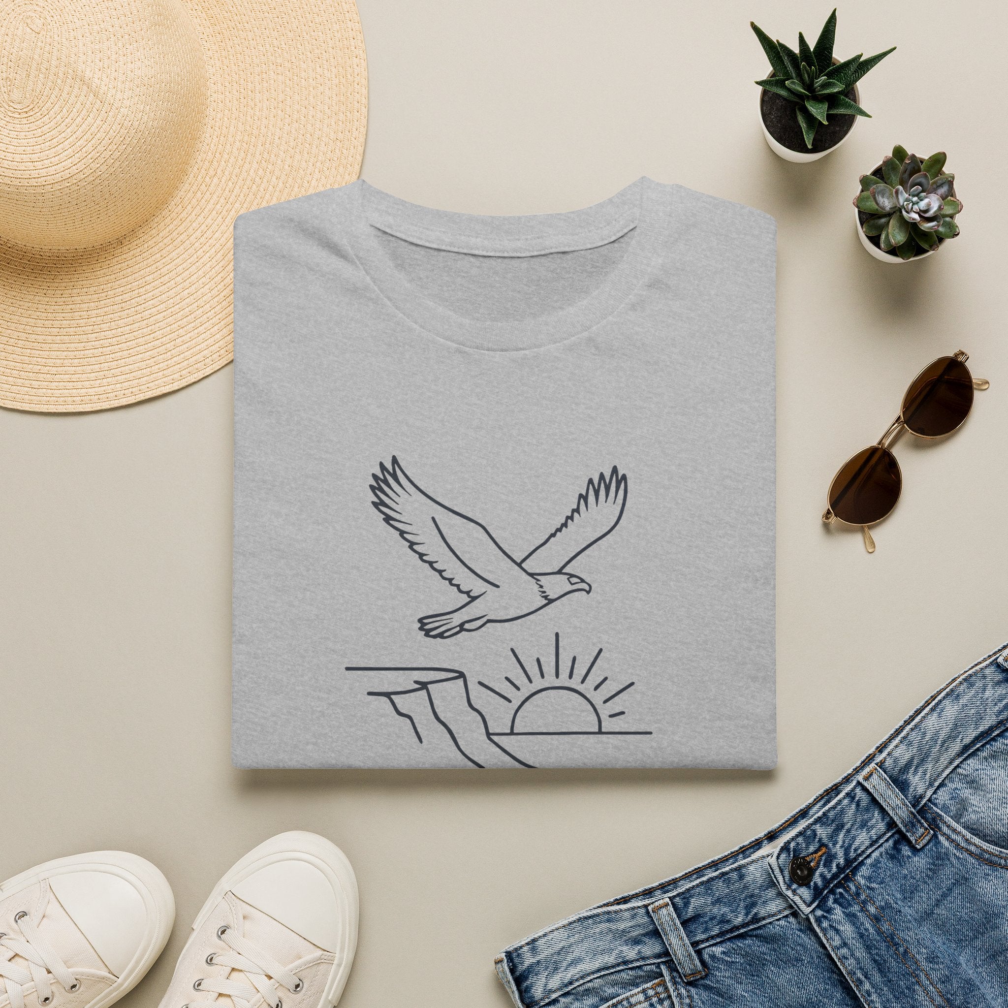 Eagle Over Sunrise T-Shirt