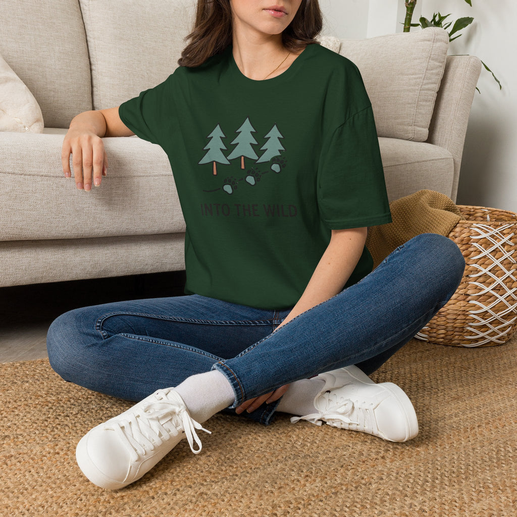 Pine Forest Footprints T-Shirt