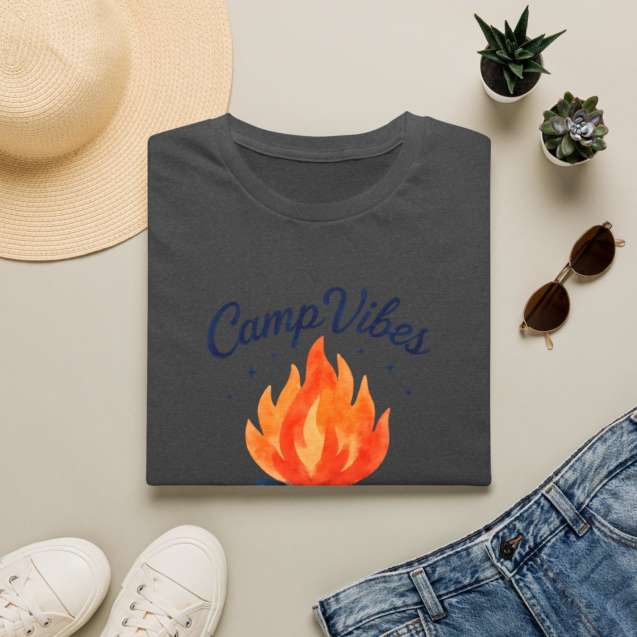 CampVibes Campfire Scene T-Shirt