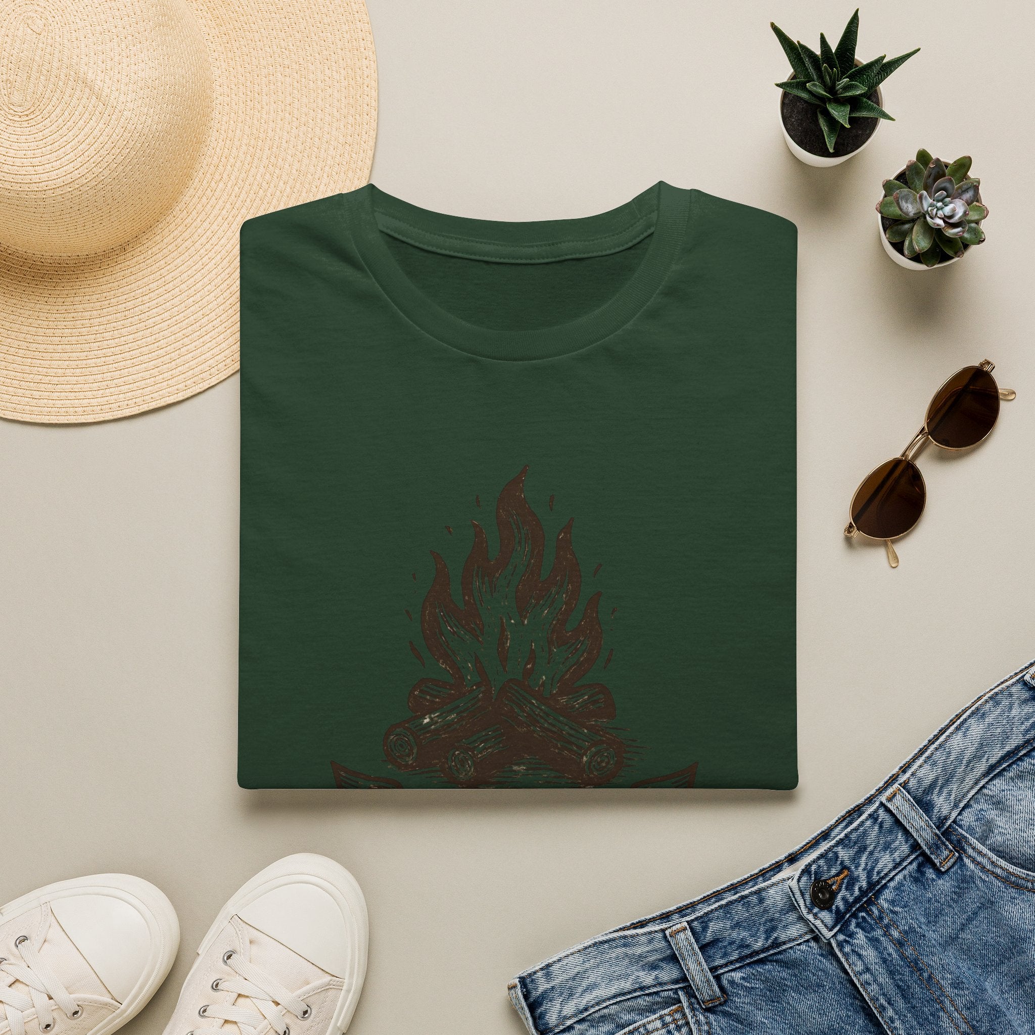 Campfire Home Banner T-Shirt