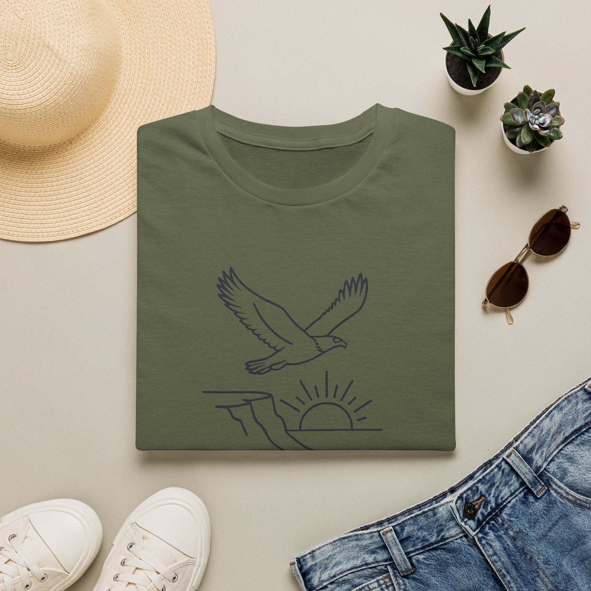 Eagle Over Sunrise T-Shirt