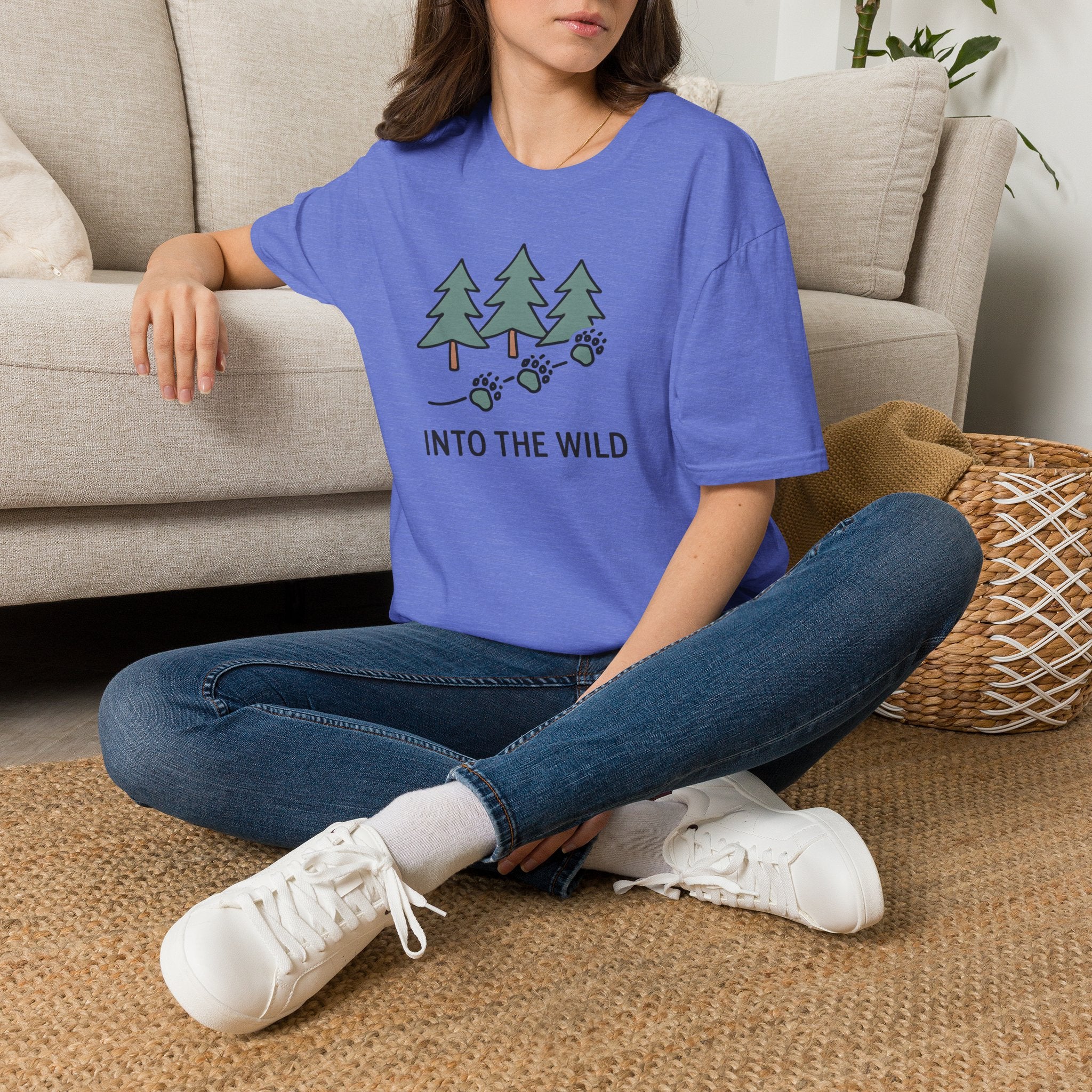 Pine Forest Footprints T-Shirt