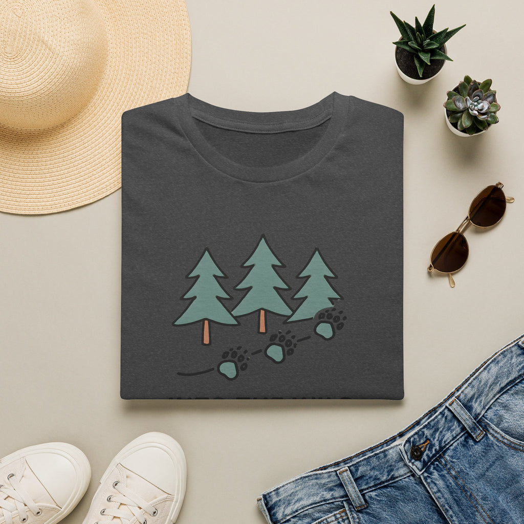 Pine Forest Footprints T-Shirt