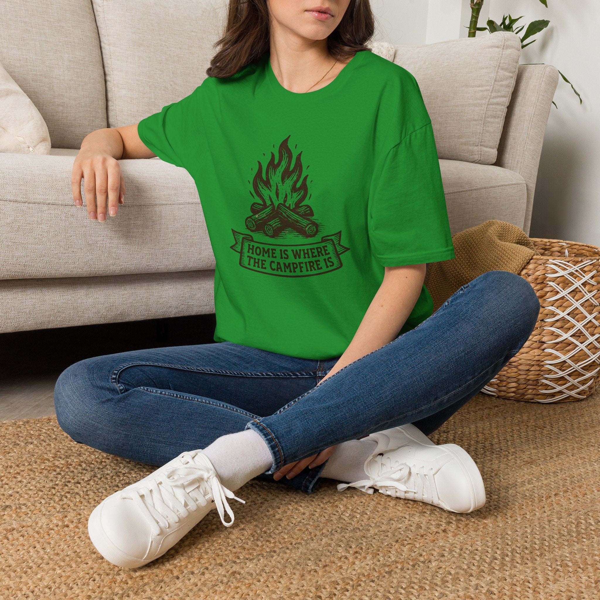 Campfire Home Banner T-Shirt