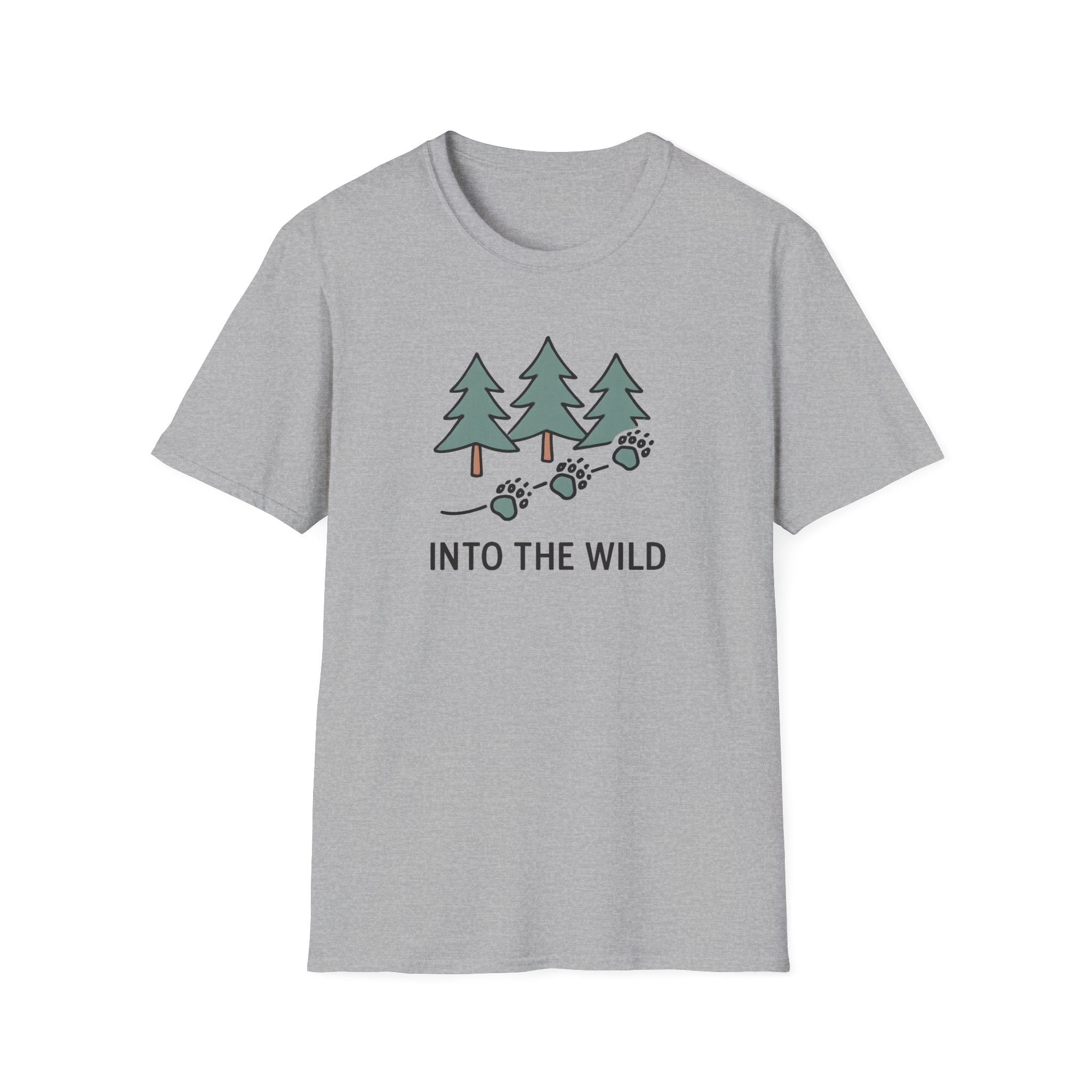 Pine Forest Footprints T-Shirt
