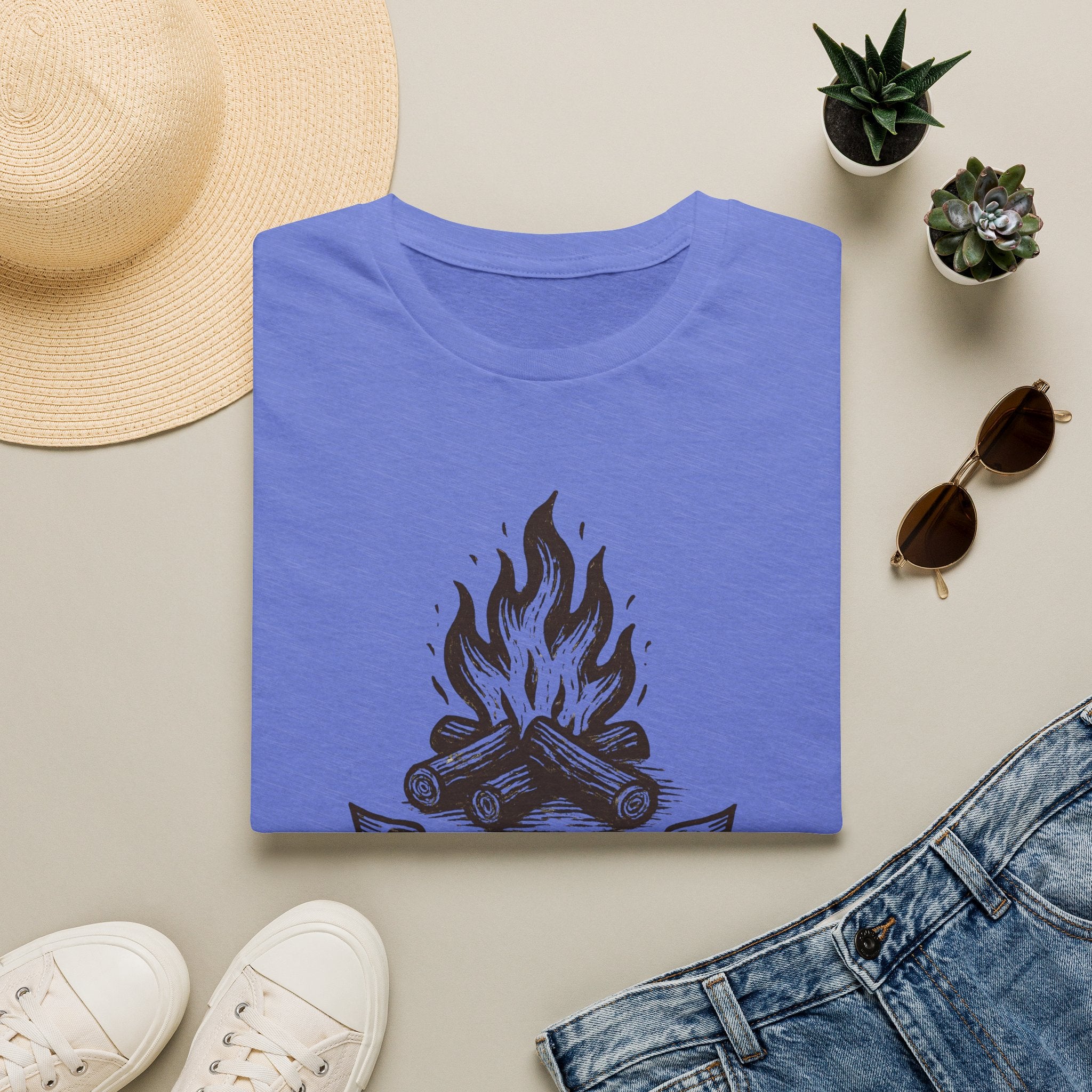 Campfire Home Banner T-Shirt