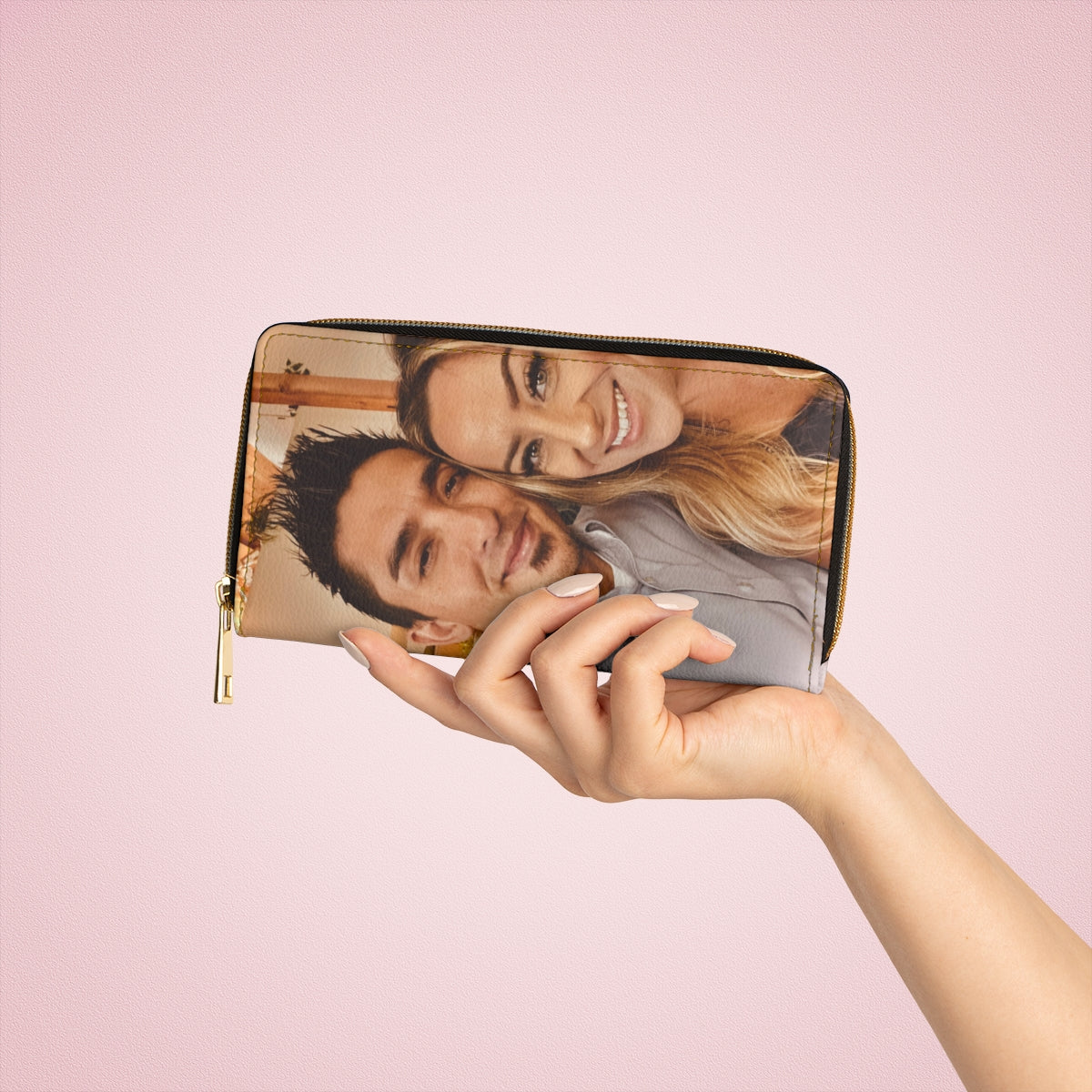 Personalized Photo Women's Zipper Wallet
