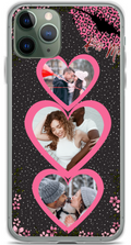 "Hearts & Kisses" iPhone Case (Custom Photo Upload)
