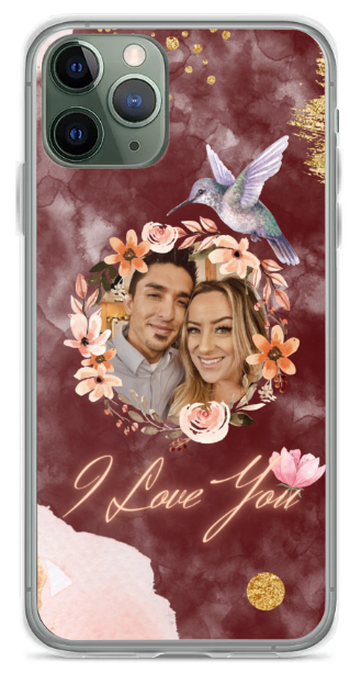 "Humming Bird Love" iPhone Case (Watercolor Dream Edition)