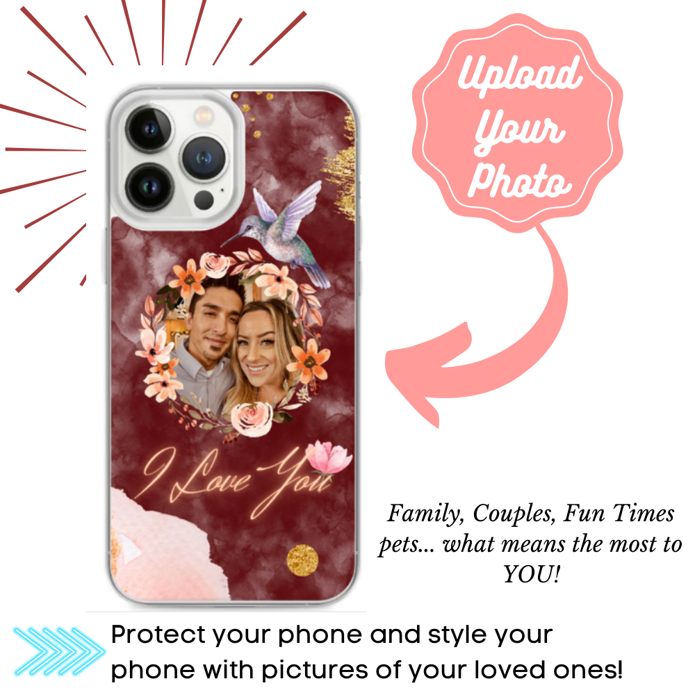 "Humming Bird Love" iPhone Case (Watercolor Dream Edition)