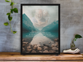 "Mystic Souls" Framed Poster (Custom Photo Upload)