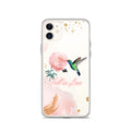 Humming Bird & Flower  - iPhone Case (Watercolor Dream Edition)