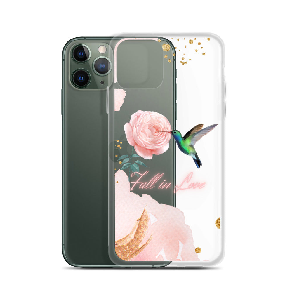 Humming Bird & Flower  - iPhone Case (Watercolor Dream Edition)