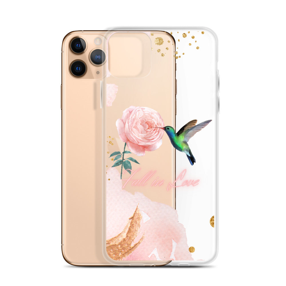 Humming Bird & Flower  - iPhone Case (Watercolor Dream Edition)