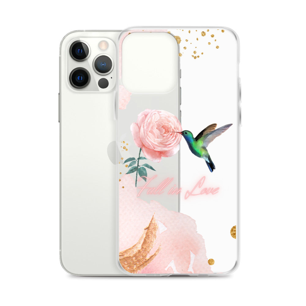 Humming Bird & Flower  - iPhone Case (Watercolor Dream Edition)