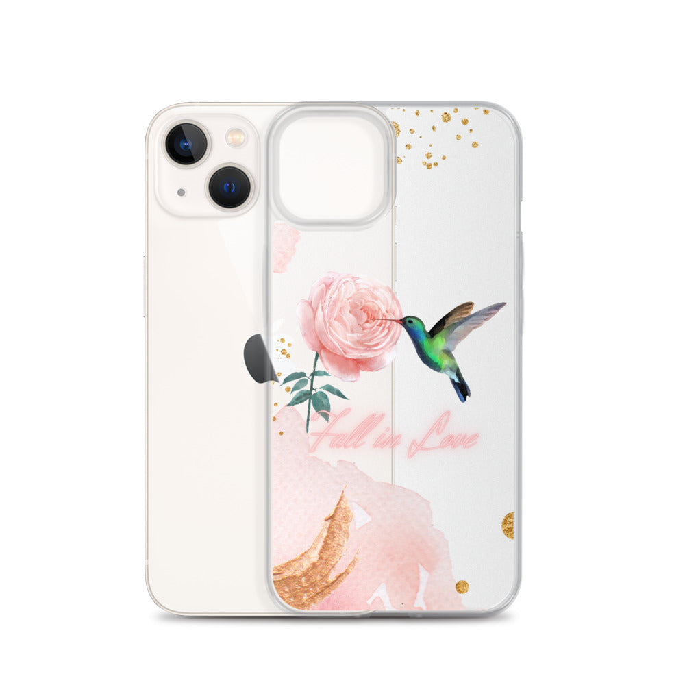 Humming Bird & Flower  - iPhone Case (Watercolor Dream Edition)