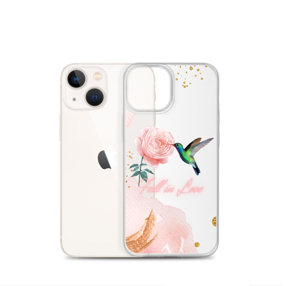 Humming Bird & Flower  - iPhone Case (Watercolor Dream Edition)