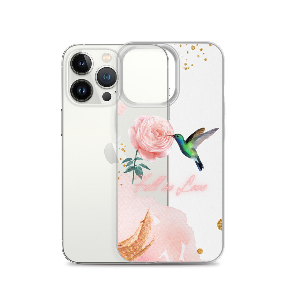 Humming Bird & Flower  - iPhone Case (Watercolor Dream Edition)