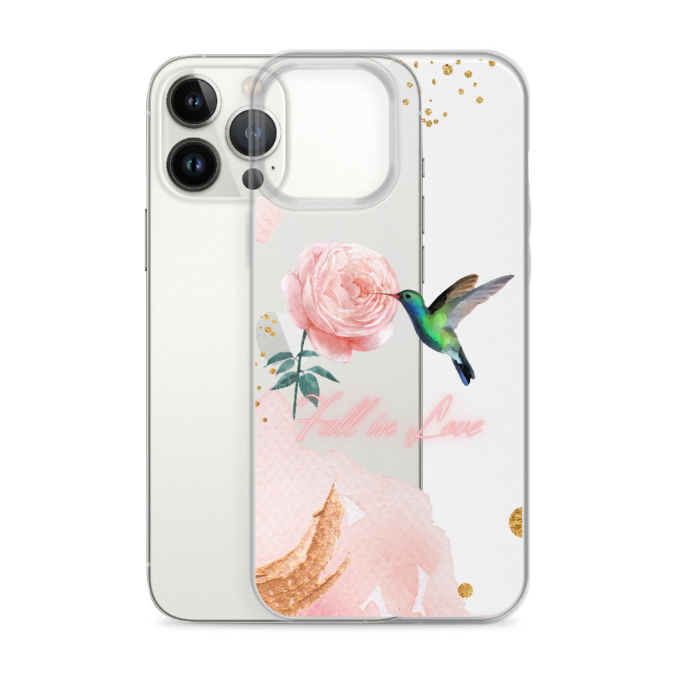 Humming Bird & Flower  - iPhone Case (Watercolor Dream Edition)