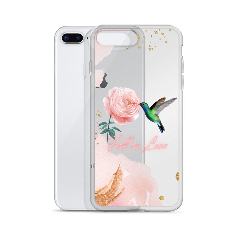 Humming Bird & Flower  - iPhone Case (Watercolor Dream Edition)