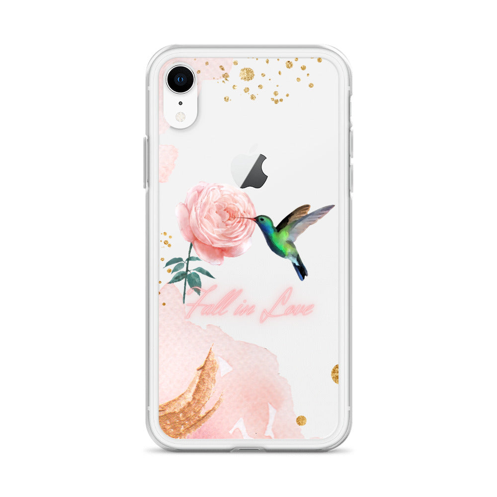 Humming Bird & Flower  - iPhone Case (Watercolor Dream Edition)