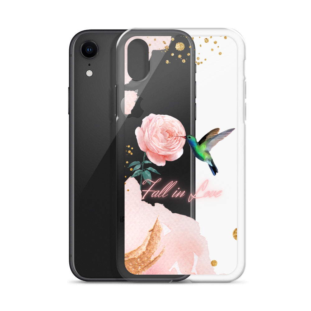 Humming Bird & Flower  - iPhone Case (Watercolor Dream Edition)