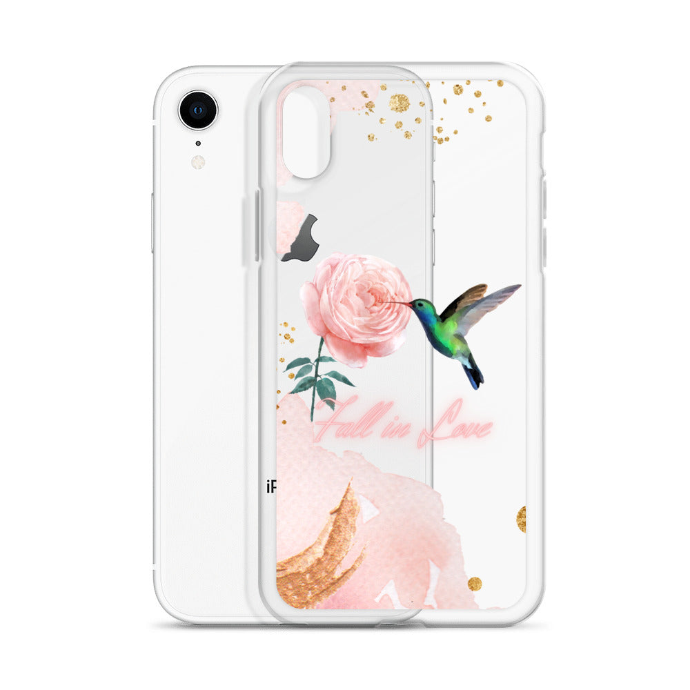 Humming Bird & Flower  - iPhone Case (Watercolor Dream Edition)