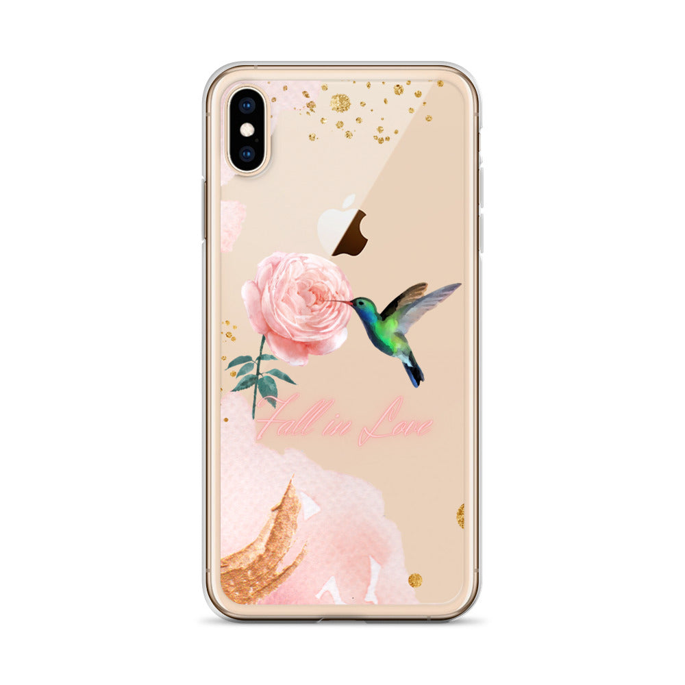Humming Bird & Flower  - iPhone Case (Watercolor Dream Edition)