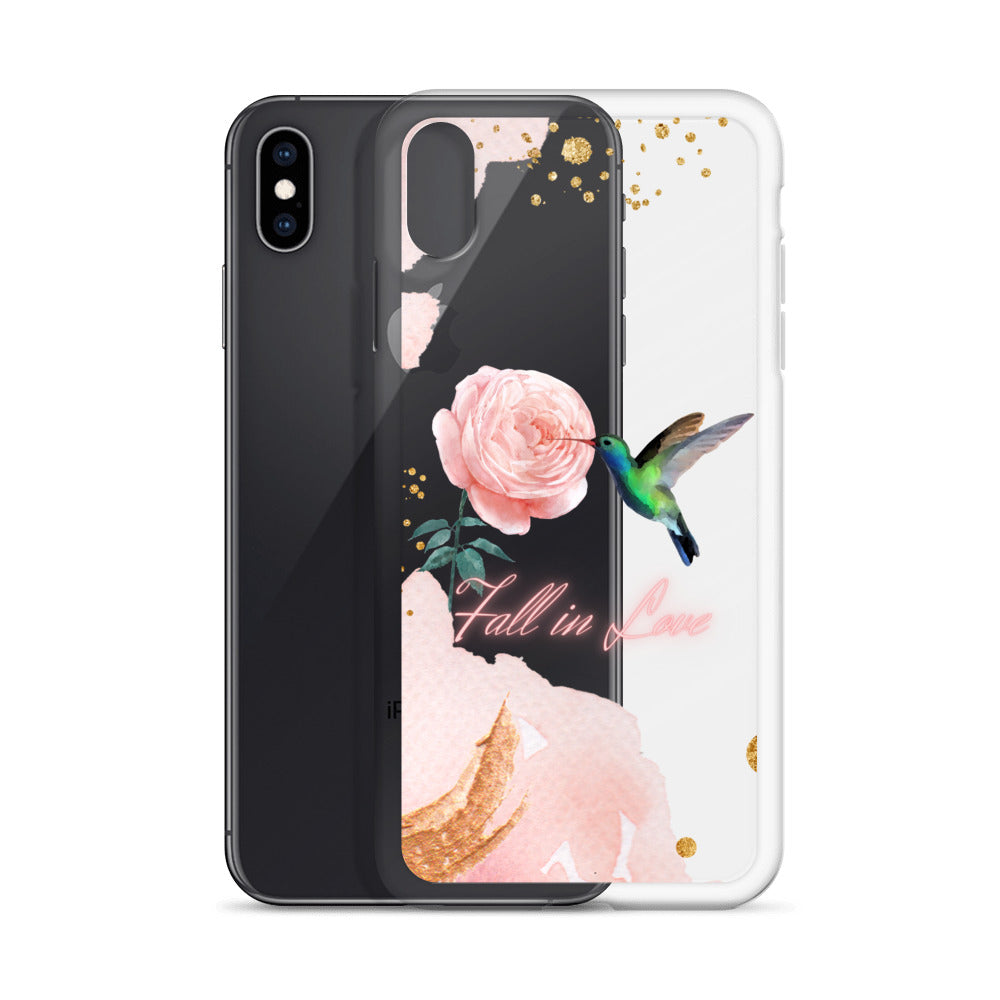 Humming Bird & Flower  - iPhone Case (Watercolor Dream Edition)