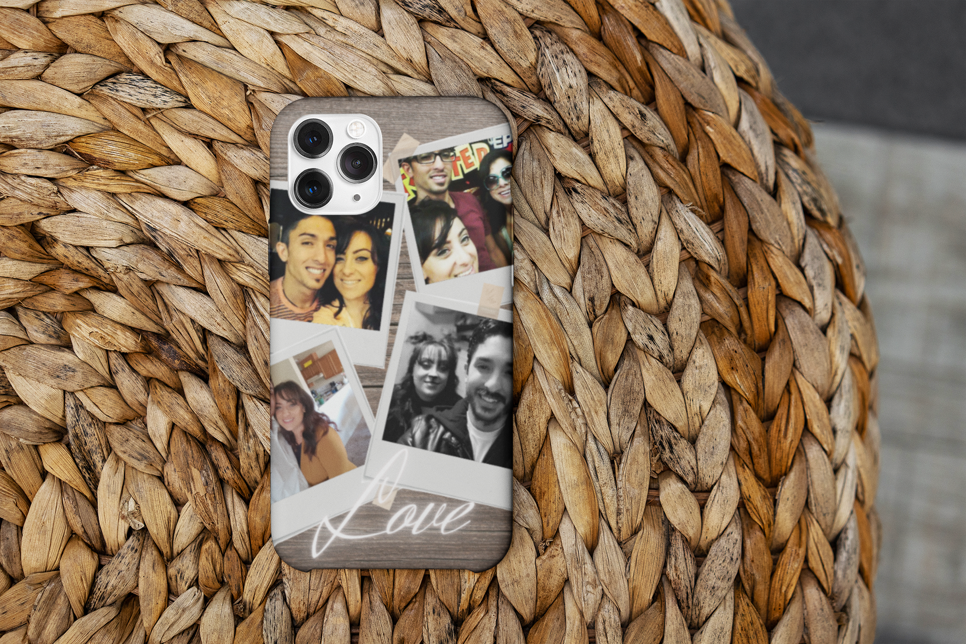"Polaroid Memories" iPhone Case (Custom Photo Upload)